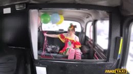 FakeTaxi   Lady Bug Driver Fucks Valentine Clown