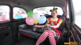 FakeTaxi   Lady Bug Driver Fucks Valentine Clown