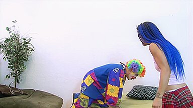 Hipster Teen Gets Fucked By A Horny Clown