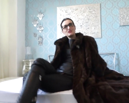 Lady Victoria Valente: Fur Coat Mistress Humiliations For You