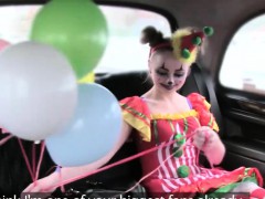 Gal In Clown Costume Fucked By The Driver For Free Fare