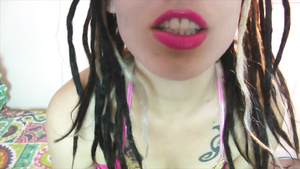 Bipolar JOI: Funny Cosplay Clown Girl On Webcam