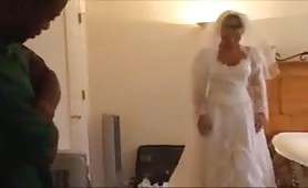 Black Guy Breeding White Wife On Her Wedding Day