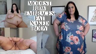 Clips 4 Sale   Modest BBW Date Embraces Fat Naked Body