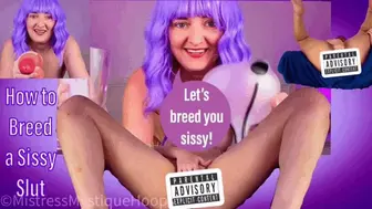 How To Breed A Sissy Training   Sissification Femdom POV On How To Fill Your Hole With Cum With Mistress Mystique   MP4