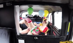 Driver Drills A Slutty Clown Girl Lady Bug In The Missionary Pose