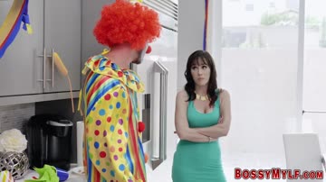 Kinky Cougar Fucks Clown And Gets Oral