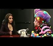 Clown Sex On A Desk