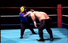 Midget Wrestler Fucks His Opponent Gwen Summers