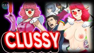 Clussy Hentai   Geiru Toneido Hottest Clown Ace Attorney | Anime Waifu Rule34 R34 Hardcore Sex JOI