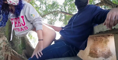 CHEATING My WIFE With Her BESTFRIEND In A PUBLIC PARK   RISKY OUTDOOR FUCK