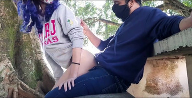 CHEATING My WIFE With Her BESTFRIEND In A PUBLIC PARK   RISKY OUTDOOR FUCK