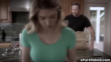 Teen Fucked By Her Daddy's Old Uncle In The Kitchen