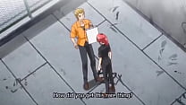 Hentai Redhead Gets Gangbanged On Roof