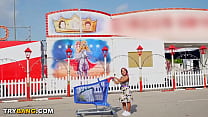 BANGBROS   Spanish Little Person Muñequita Enfadada Fucked By Tommy Cabrio In Front Of Circus