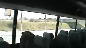 Young Busty Redhead Groped In Bus