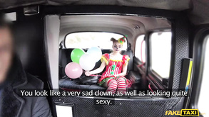 Cute St Valentine Clown Lady Bug Fucked By Czech Taxi Driver