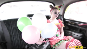 Cute St Valentine Clown Lady Bug Fucked By Czech Taxi Driver