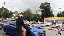 Gibby The Clown Fucks Zoey Sky At The Waffle House In Atlanta