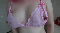 Shocking Boobs During Lactation, Milk Tits. Pregnant Beauty Fingering Hairy Pussy Through Panties.