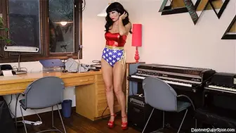 * 854x480p * Nerdy Schoolgirl Transformed Into Full Grown Wonder Woman   Mp4