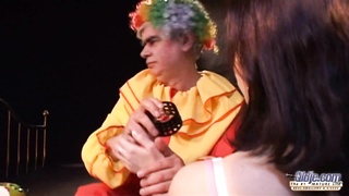 Ancient Clown Constant And Nailed By Teen Babe