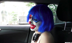 Slutty Clown With Blue Hair Get A Nice Ride In Stranded Teens Video