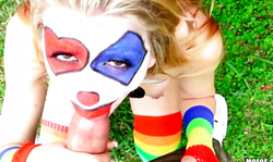 Sweet POV Sex With Blonde Clown And Big Dicked Male