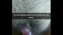 Its Not Cheating He Just Rub My Pussy With A His Cock….ugh…wait.. Now He Inside And Cum In My Fertile Pussy!   Cuckold Captions   Milky Mari