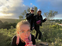 Nerdy Blonde Teen Pleased Me With A Nice Public Blowie During Our Hike