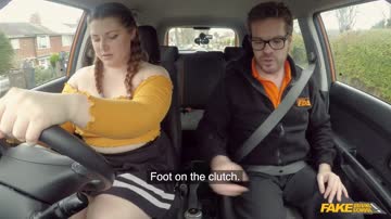 Estella Bathory Cute BBW Crashes The Car For Real