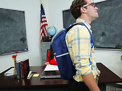 Kendra Lust Is Getting Blackmailed By Nerdy Student Into Having Sex