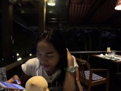 Dinner And Creampie For Asian Girl