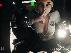 3D Porn Animation: Plump Security Gal Vanessa From FNaF Gets Deepthroated And Fucked With BBC