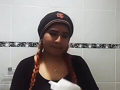 TikTok Latina Girl Wiping Selfie