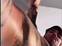 Tattoo Muscle Guy Fucks His Model Slut