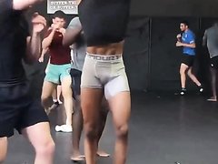 Sexy Mma Fighter With Night Cockslip And Bulge