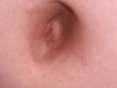 Pretty Girl’s Navel Probed Up Close