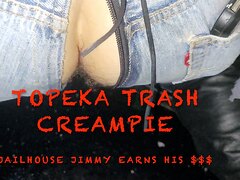 Leather Trash Creampie