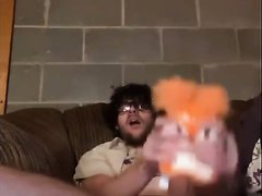 Guy Fucks Stuffed Toy And Cums
