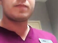 Nasty Faggot Nurse Drinks Patients Sperm