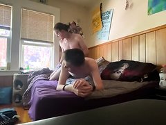 Young Couple Fucking And Breeding In Bed