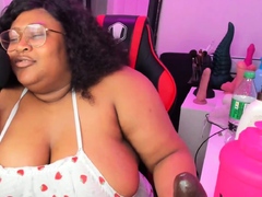 Black BBW Getting Naughty On Cam