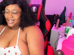 Black BBW Getting Naughty On Cam