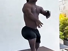 African Midget Dancing With A Bulge