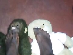 Black Master Punish Slave Monkey