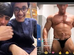 Muscle Webcam Chat Laughed At