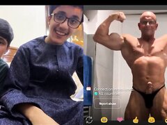 Muscle Webcam Chat Laughed At