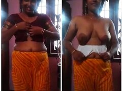 Mallu House Wife Big Boobs Showing Record