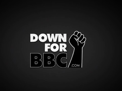 DOWN FOR BBC   Sexy European Babe Wrecked Dp Anal BBC